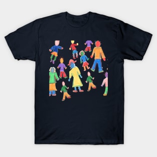 Multicolored People T-Shirt